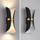 GobekUsa Modern Simple Wall Lamp Lights Scone for Bedroom Bathroom Black Gold