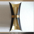 GobekUsa Modern Simple Wall Lamp Lights Scone for Bedroom Bathroom Black Gold