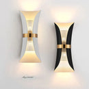 GobekUsa Modern Simple Wall Lamp Lights Scone for Bedroom Bathroom Black Gold