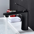 GobekUsa Basin Faucet Hot&Cold Mixer Tap Brass Gold/Chrome/White/Red/Black for Bathroom Sink