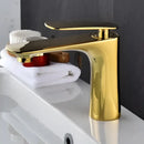 GobekUsa Basin Faucet Hot&Cold Mixer Tap Brass Gold/Chrome/White/Red/Black for Bathroom Sink