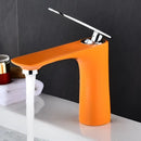 GobekUsa Basin Faucet Hot&Cold Mixer Tap Brass Gold/Chrome/White/Red/Black for Bathroom Sink