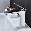 GobekUsa Basin Faucet Hot&Cold Mixer Tap Brass Gold/Chrome/White/Red/Black for Bathroom Sink