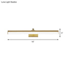 GobekUsa Sleek Brass LED Wall Mounted Vanity Light Fixture