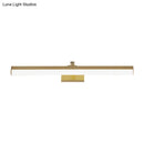 GobekUsa Sleek Brass LED Wall Mounted Vanity Light Fixture