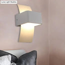 GobekUsa Sleek Curved Metal Wall Mount LED Sconce Light in Warm/White - Modern Lighting Solution