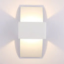 GobekUsa Sleek Curved Metal Wall Mount LED Sconce Light in Warm/White - Modern Lighting Solution