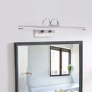 GobekUsa Modern Slender Chrome LED Wall Lamp with Dual Arm for Shower Room - Warm/White Lighting