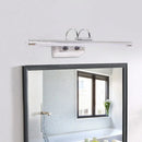 GobekUsa Modern Slender Chrome LED Wall Lamp with Dual Arm for Shower Room - Warm/White Lighting