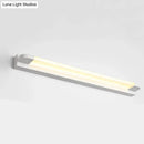 GobekUsa Modern LED Vanity Sconce Light for Bathroom - Slim 18"/21.5" Wide, Warm/White Lighting, Metal Finish (Black/White)