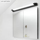 GobekUsa Modern LED Vanity Sconce Light for Bathroom - Slim 18"/21.5" Wide, Warm/White Lighting, Metal Finish (Black/White)