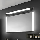 GobekUsa Modern LED Vanity Sconce Light for Bathroom - Slim 18"/21.5" Wide, Warm/White Lighting, Metal Finish (Black/White)