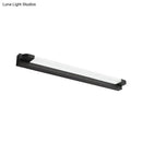 GobekUsa Modern LED Vanity Sconce Light for Bathroom - Slim 18"/21.5" Wide, Warm/White Lighting, Metal Finish (Black/White)