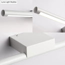 GobekUsa Contemporary Slim Metal Vanity Sconce LED Light Fixture - 16"/19.5"/23.5" Wide - White/Warm Light - Wall Mounted