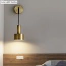 GobekUsa Modern Small Wall Mounted Metallic Bedside Reading Light