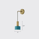 GobekUsa Modern Small Wall Mounted Metallic Bedside Reading Light