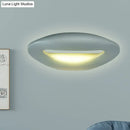 GobekUsa Modern Smiling Face LED Wall Lamp for Corridors - Black/White