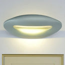 GobekUsa Modern Smiling Face LED Wall Lamp for Corridors - Black/White