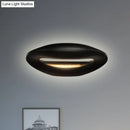 GobekUsa Modern Smiling Face LED Wall Lamp for Corridors - Black/White