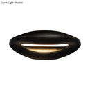 GobekUsa Modern Smiling Face LED Wall Lamp for Corridors - Black/White