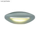 GobekUsa Modern Smiling Face LED Wall Lamp for Corridors - Black/White