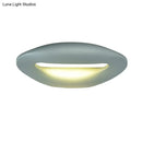 GobekUsa Modern Smiling Face LED Wall Lamp for Corridors - Black/White