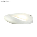 GobekUsa Modern Smiling Face LED Wall Lamp for Corridors - Black/White