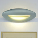 GobekUsa Modern Smiling Face LED Wall Lamp for Corridors - Black/White