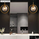 GobekUsa Contemporary Smoke Gray/Clear/Amber Glass Wall Lamp: Single Brass Finish Sconce Light Fixture
