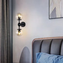 GobekUsa Glass Beans Wall Lamp Sconces LED Light Fixture for Home Deco Bedroom Hallway