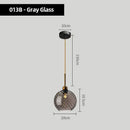 GobekUsa Glass Chandelier Pendant Lights for Bedside, Kitchen, Restaurant, Bar, Home Lighting