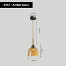 GobekUsa Glass Chandelier Pendant Lights for Bedside, Kitchen, Restaurant, Bar, Home Lighting