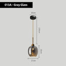 GobekUsa Glass Chandelier Pendant Lights for Bedside, Kitchen, Restaurant, Bar, Home Lighting