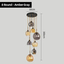 GobekUsa Glass Chandelier Pendant Lights for Bedside, Kitchen, Restaurant, Bar, Home Lighting