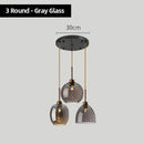 GobekUsa Glass Chandelier Pendant Lights for Bedside, Kitchen, Restaurant, Bar, Home Lighting