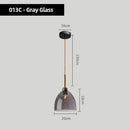 GobekUsa Glass Chandelier Pendant Lights for Bedside, Kitchen, Restaurant, Bar, Home Lighting