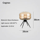 GobekUsa Glass Desk: Modern Decorative LED Living Room Bedroom Creative Glass Decor Desk
