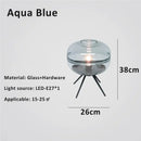 GobekUsa Glass Desk: Modern Decorative LED Living Room Bedroom Creative Glass Decor Desk