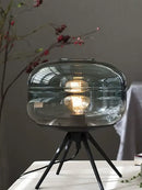 GobekUsa Glass Desk: Modern Decorative LED Living Room Bedroom Creative Glass Decor Desk
