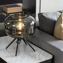GobekUsa Glass Desk: Modern Decorative LED Living Room Bedroom Creative Glass Decor Desk