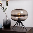 GobekUsa Glass Desk: Modern Decorative LED Living Room Bedroom Creative Glass Decor Desk