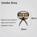 GobekUsa Glass Desk: Modern Decorative LED Living Room Bedroom Creative Glass Decor Desk