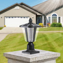 Modern Solar LED Lights with Adjustable Brightness for Pillars