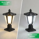 Modern Solar LED Lights with Adjustable Brightness for Pillars