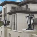 Modern Solar LED Lights with Adjustable Brightness for Pillars