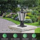 Modern Solar LED Lights with Adjustable Brightness for Pillars