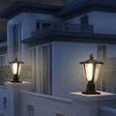 Modern Solar LED Lights with Adjustable Brightness for Pillars