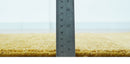 Modern Solid Design Gold Hand Knotted Wool Area Rug
