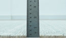 Modern Solid Design Green And Blue 5x8 Hand Knotted Wool Area Rug