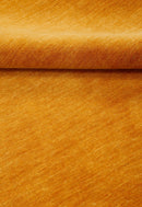 Modern Solid Gold Hand Loomed Wool Area Rug